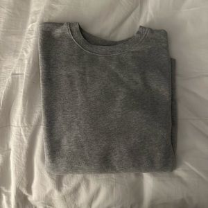 TNA Aritzia cozy AF grey sweater
